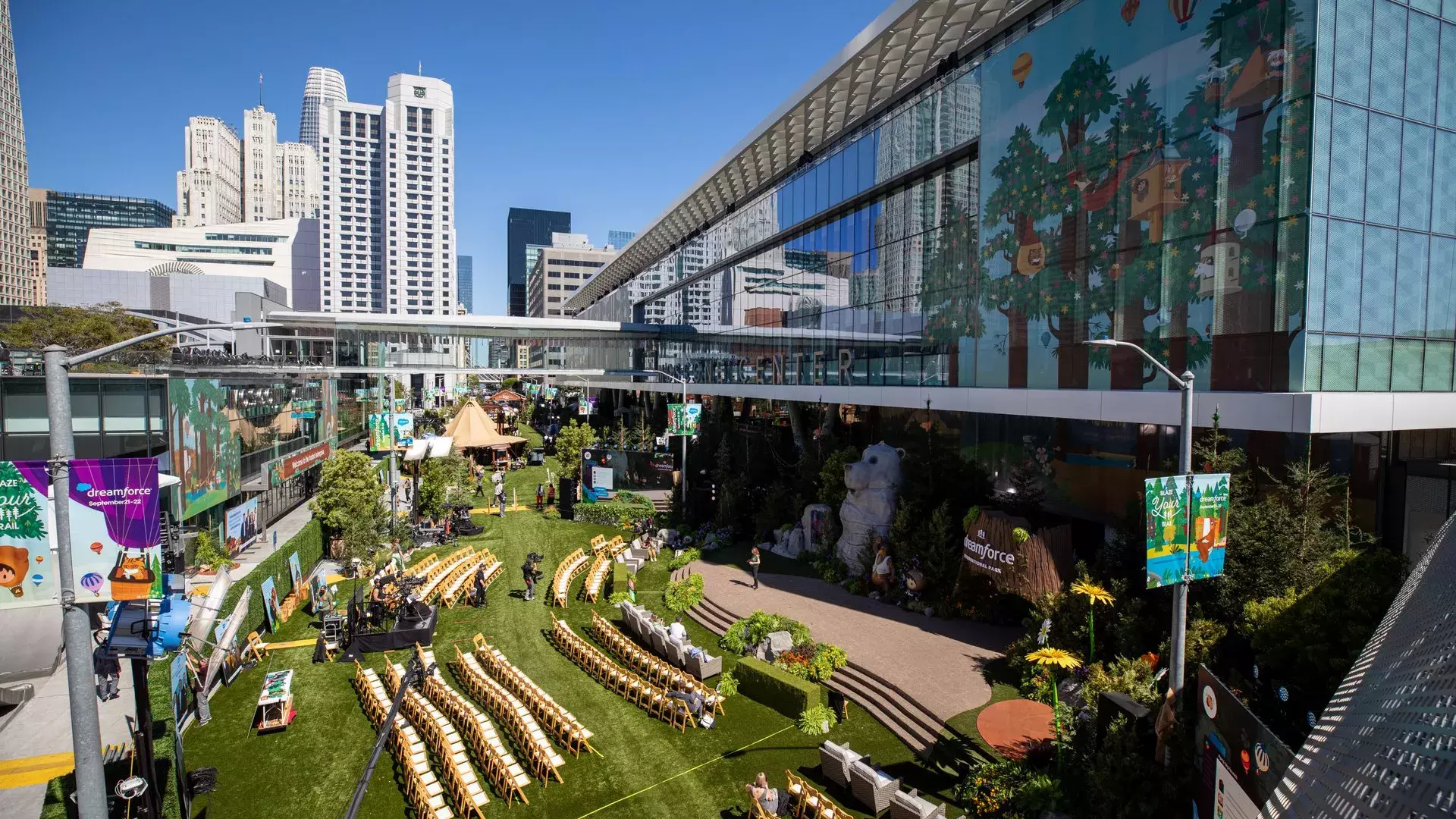 Dreamforce Park at the Moscone Center