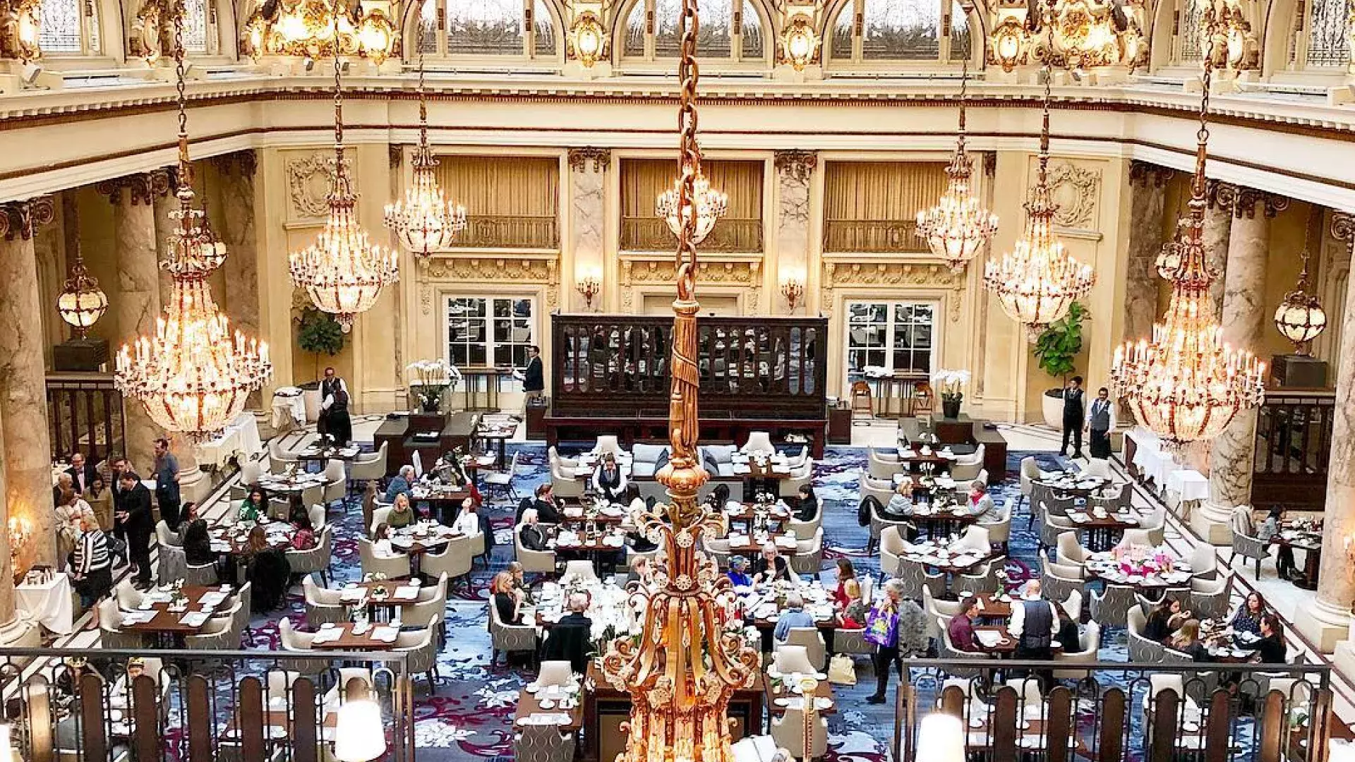 The Garden Court of San Francisco's Palace Hotel