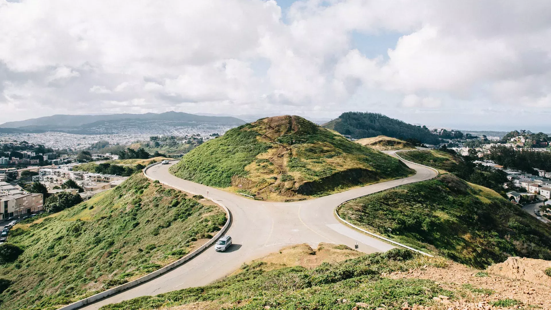 Topo de Twin Peaks em São Francisco