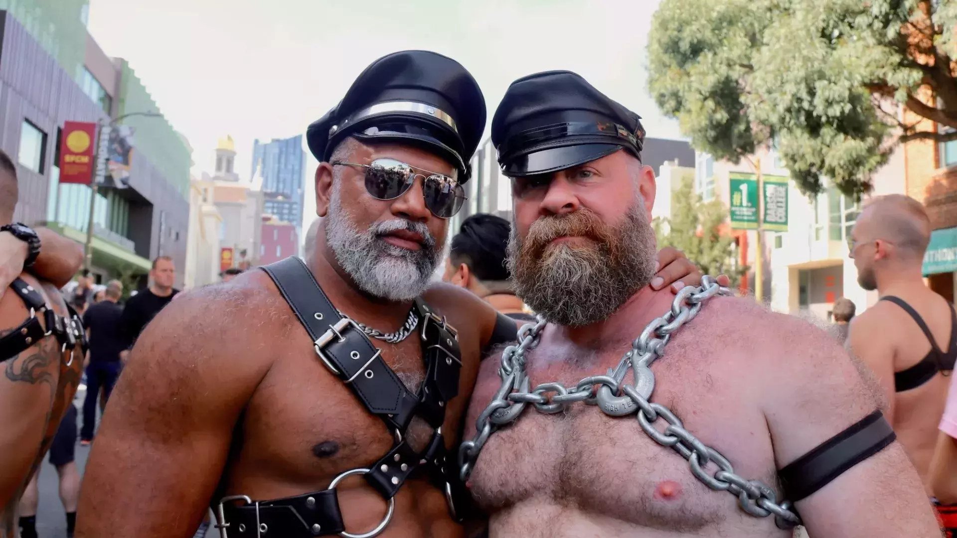 Participantes típicos da Folsom Street Fair