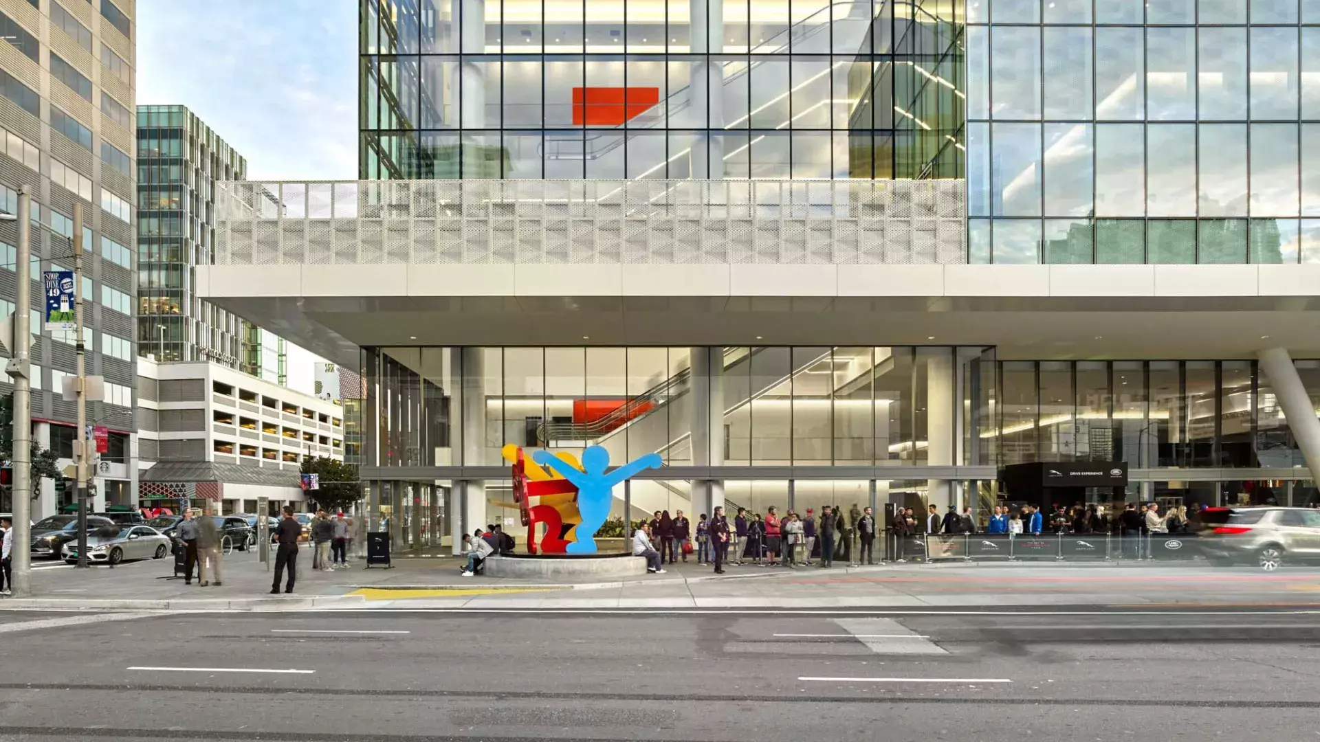 Exterior of San Francisco's Moscone Center.