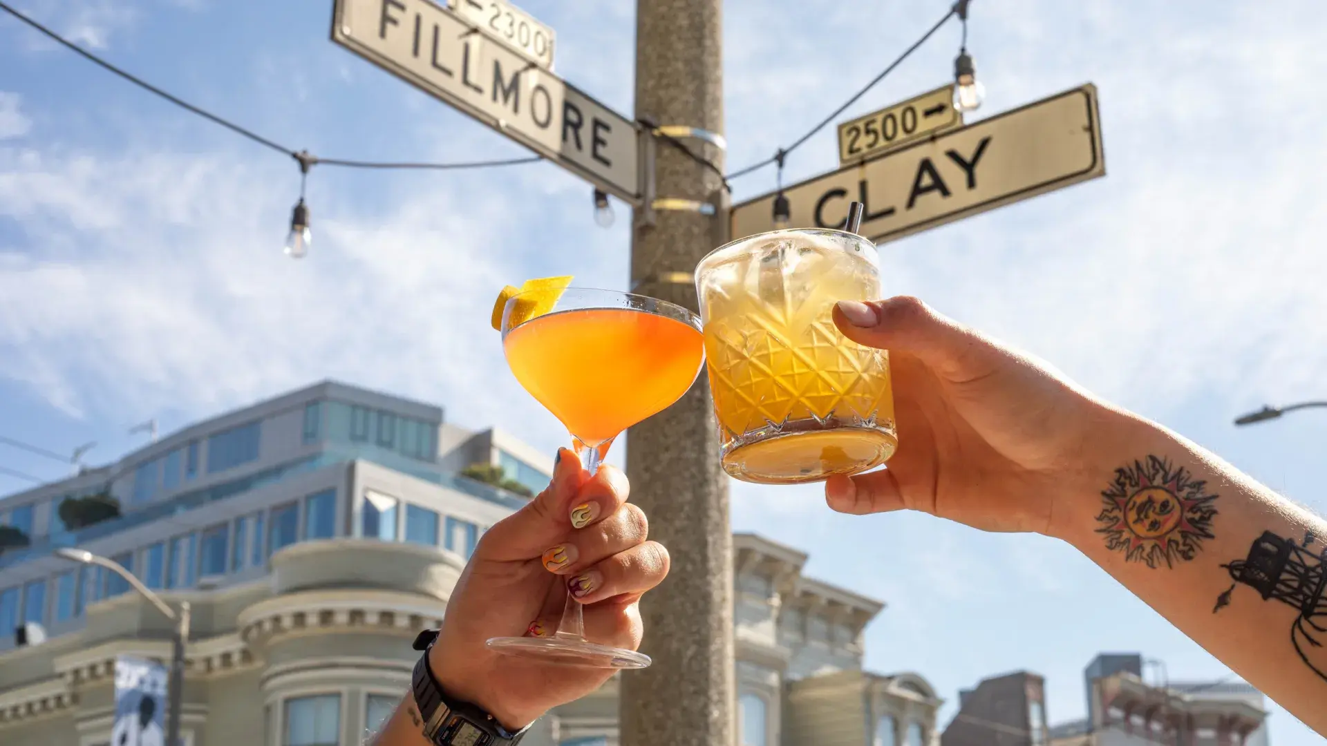 Outside the Snug on Fillmore Street.