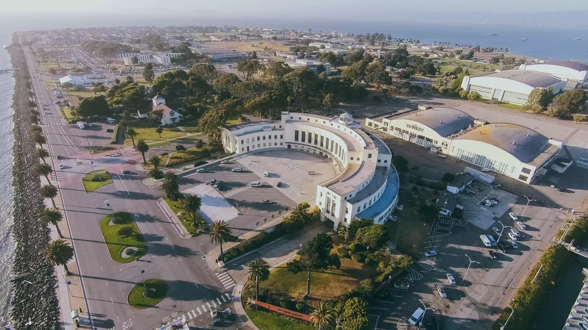 Aerial of Treasure Island