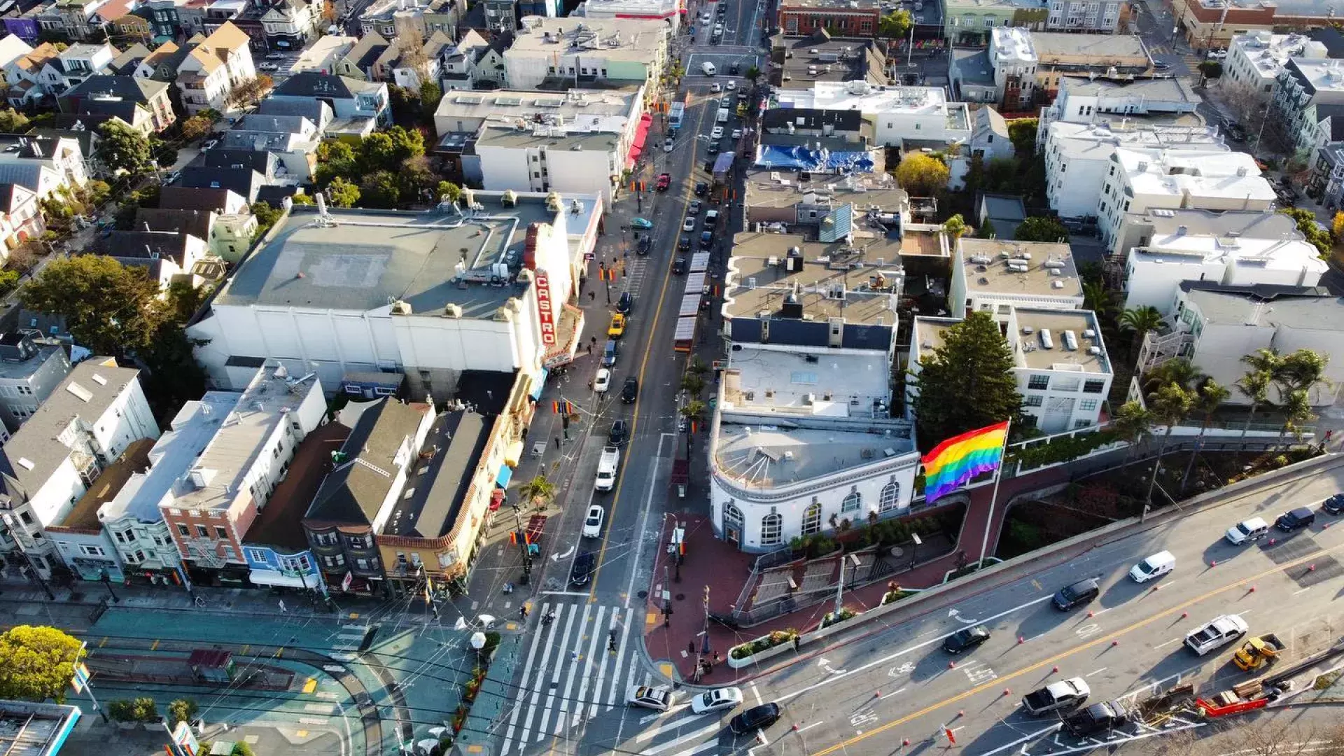 Aerial of the Castro District