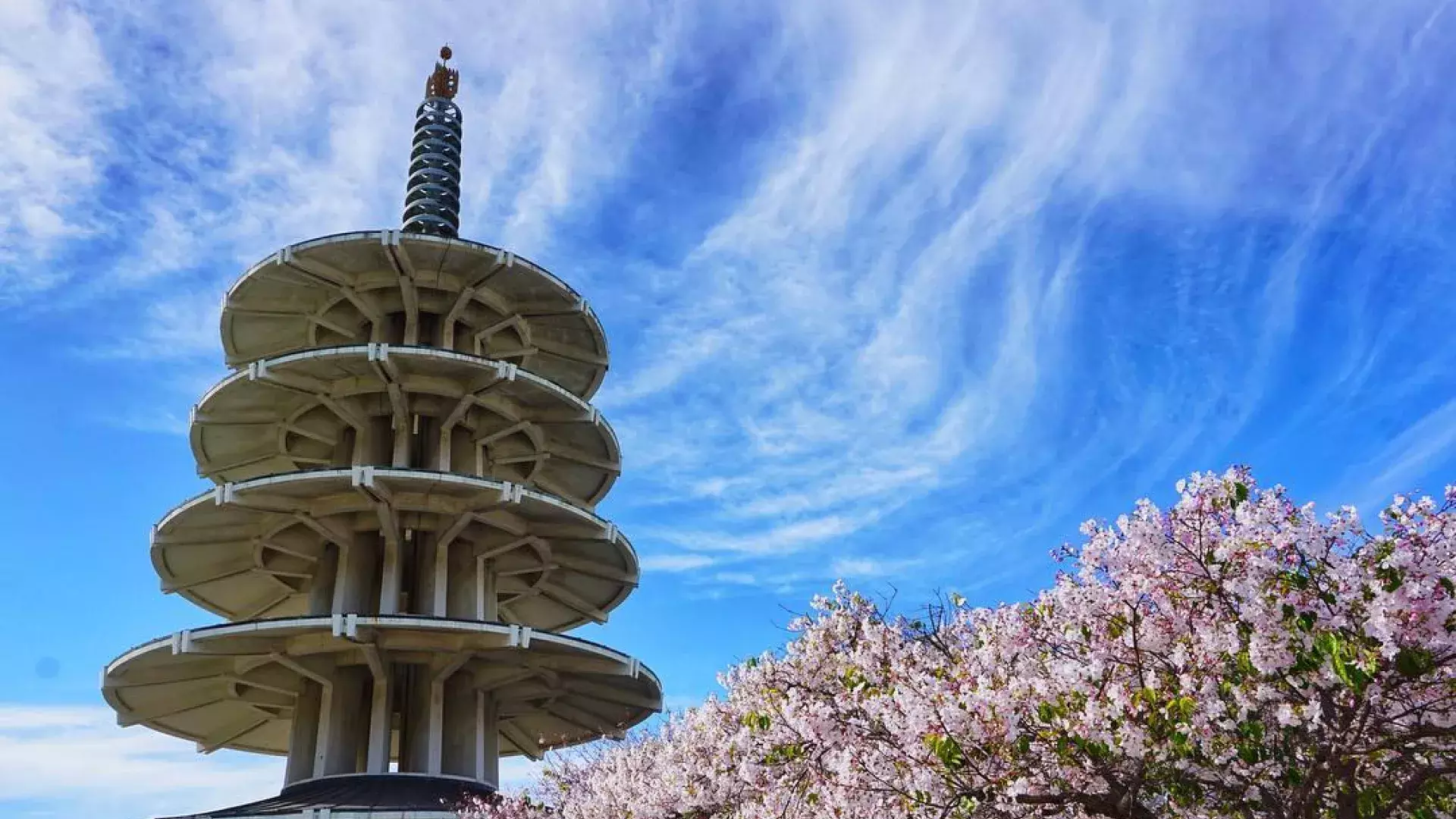 The Peace Pagoda in Japantown