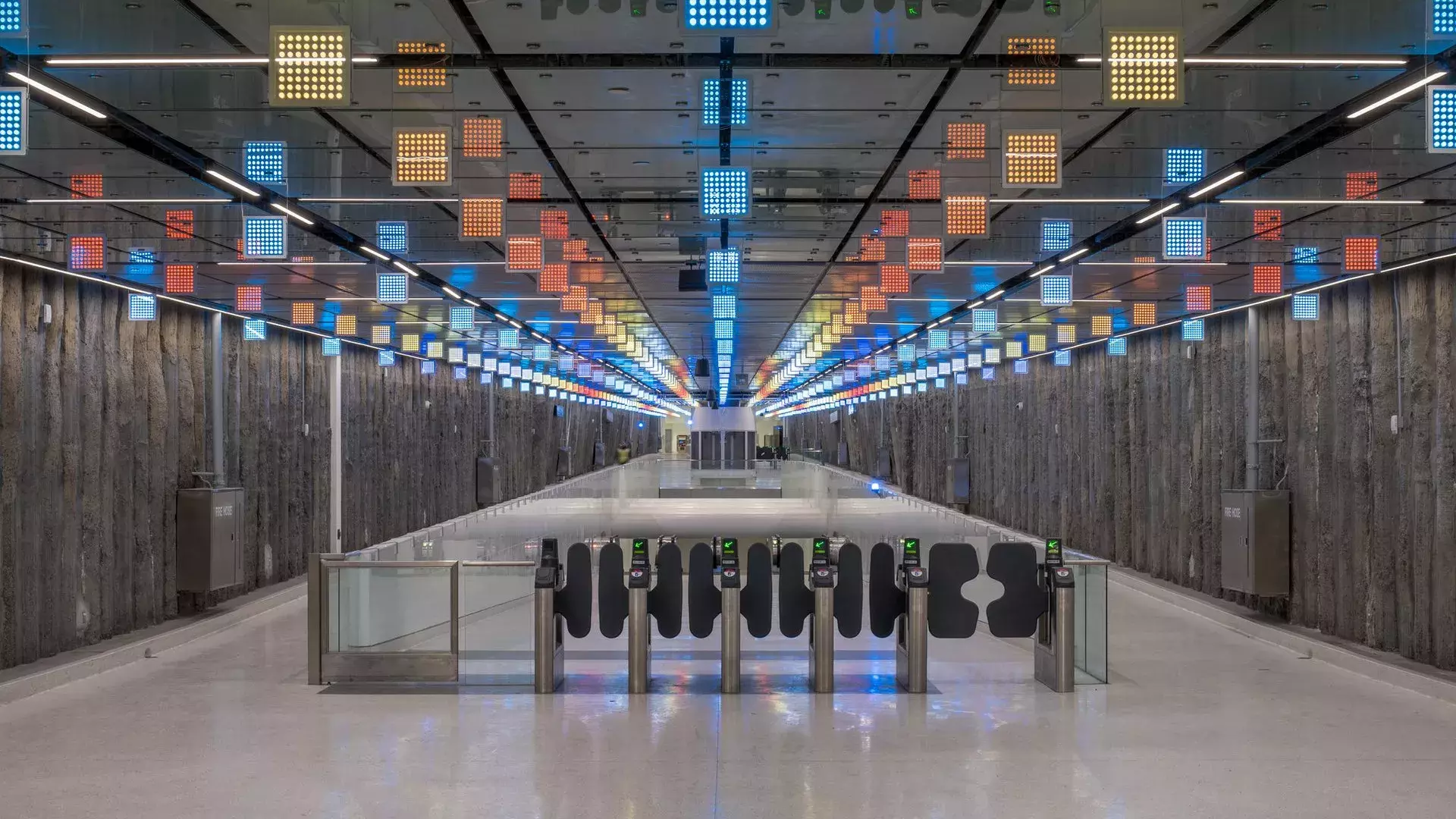 “Lucy in the Sky” by Erwin Redl, 2021, Central Subway: Union Square Market Station