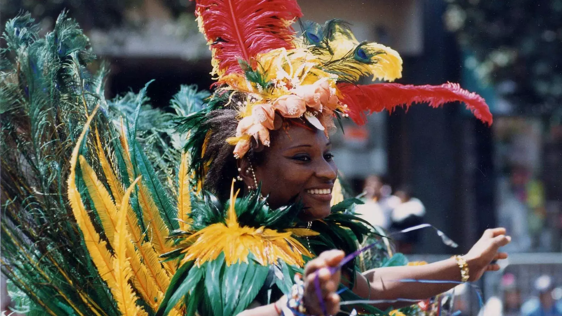 Dancer in the Carnaval celebration