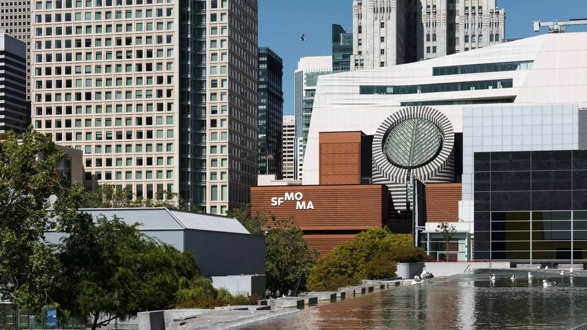 SFMOMA next to the Yerba Buena Gardens