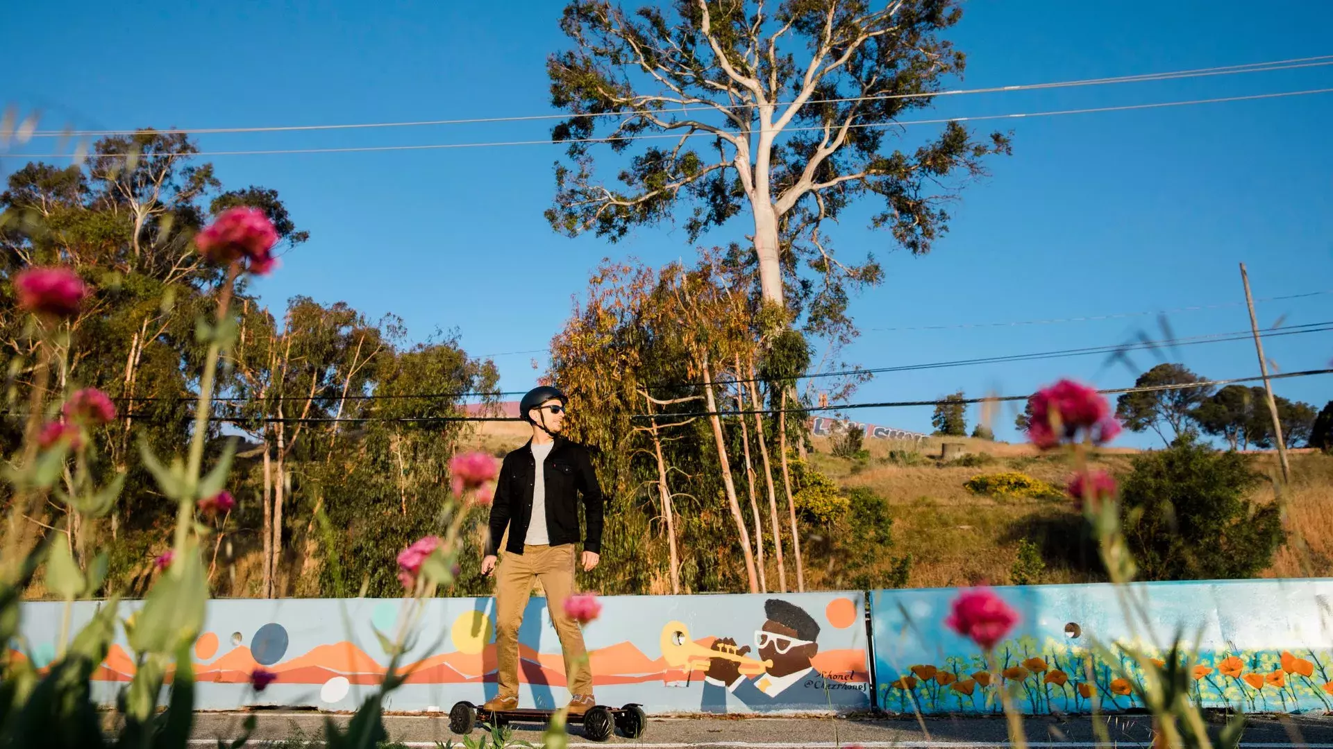 Skateboarder in the Bayview neighborhood.