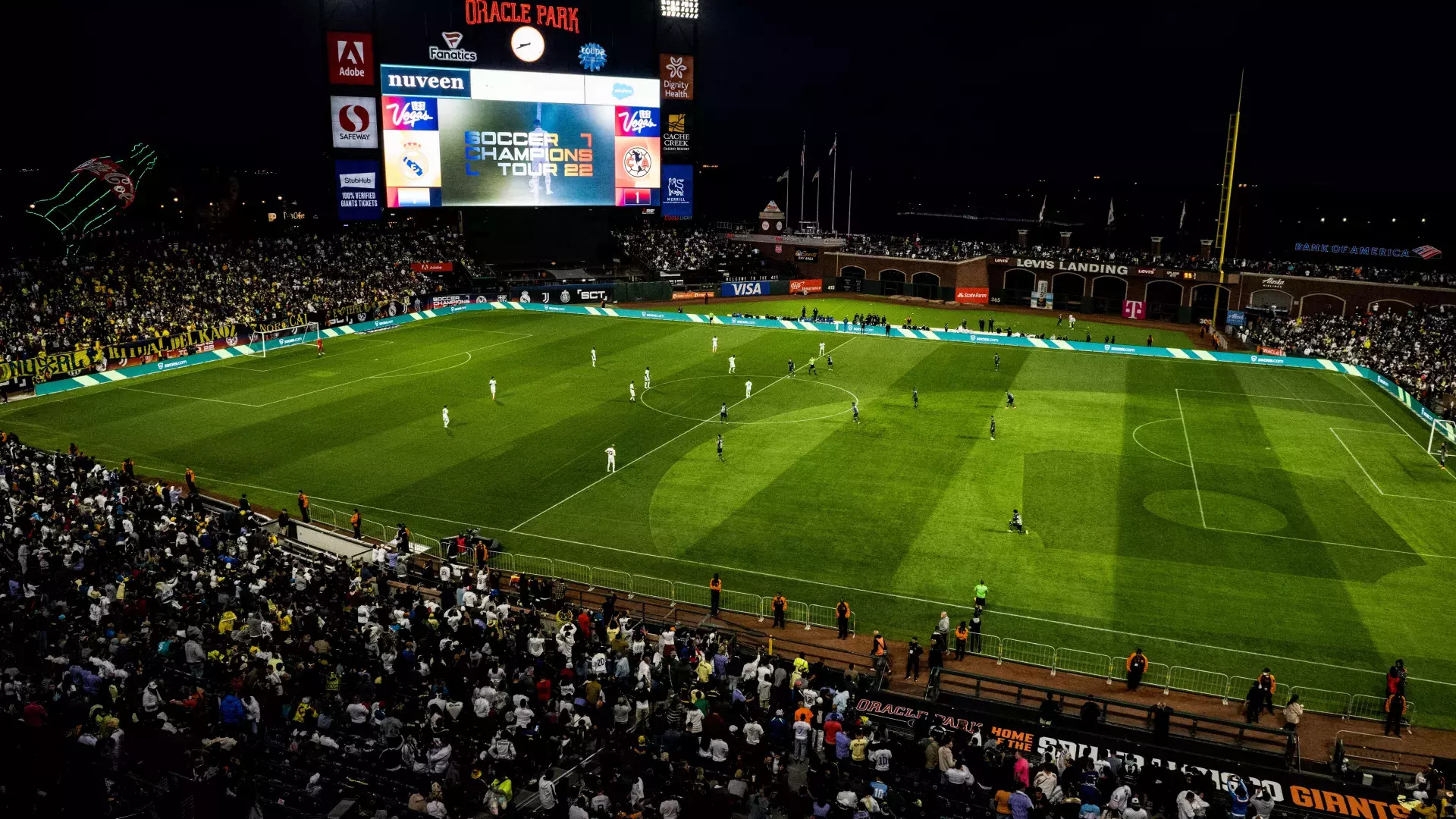 Oracle Park International Soccer Match Real Madrid 2