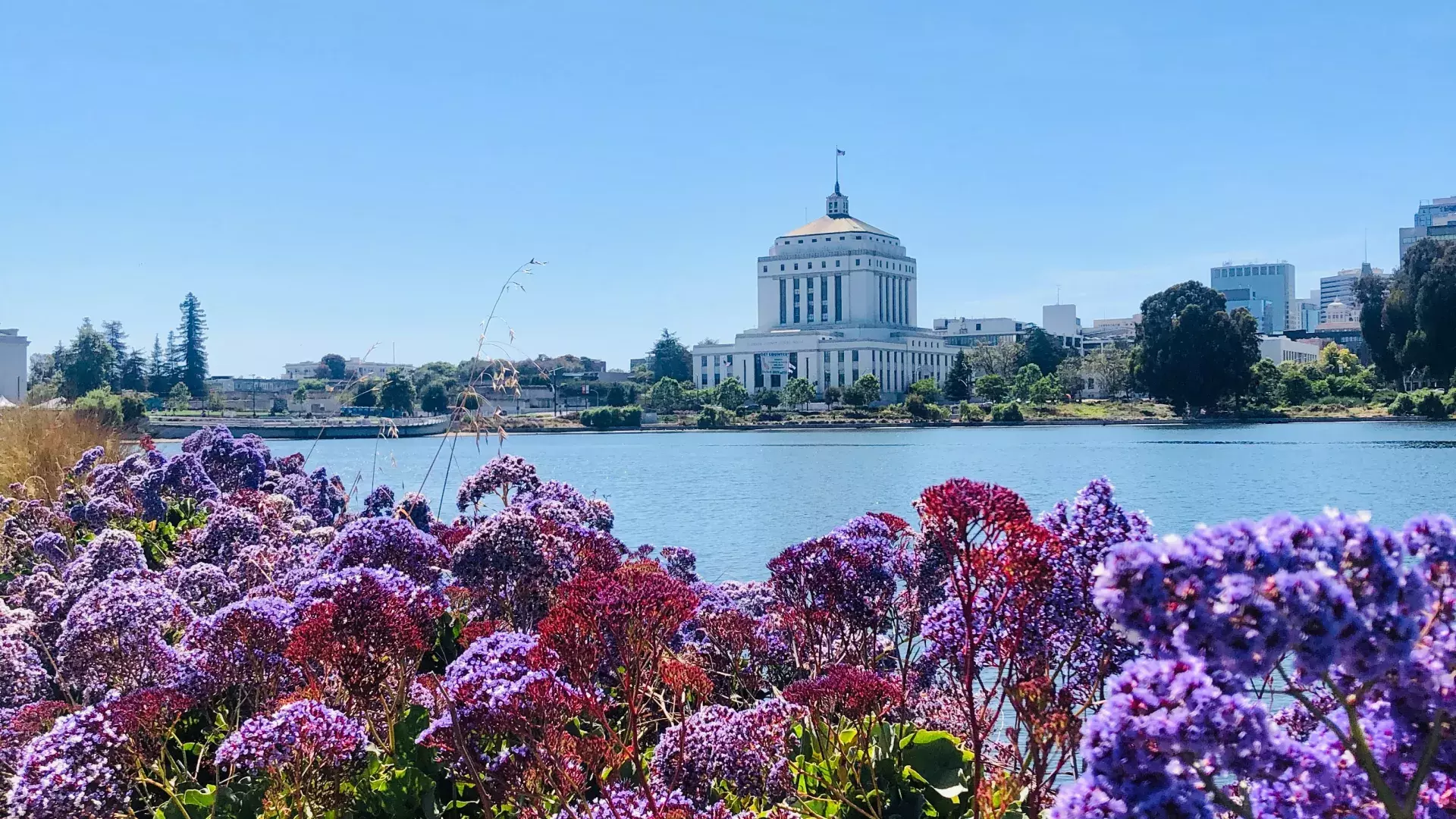 Lago Merritt em Oakland.