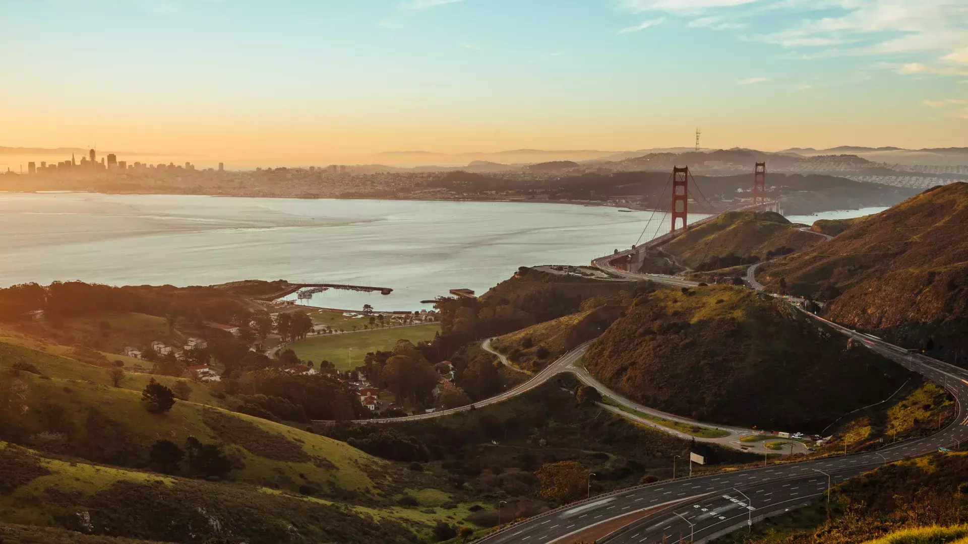 Vista de Sausalito/Marin.