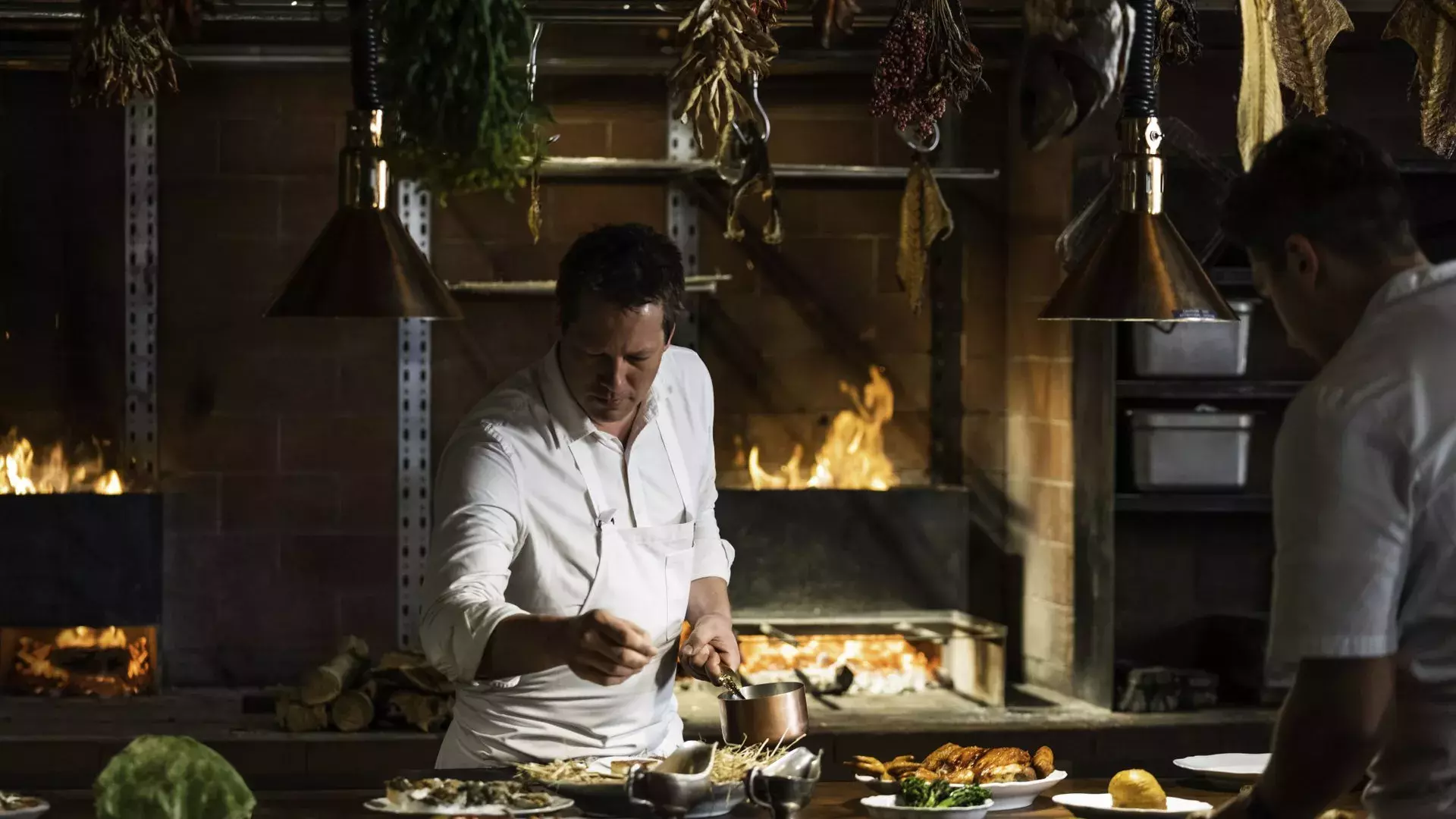 Chef no Angler, um restaurante com estrela Michelin