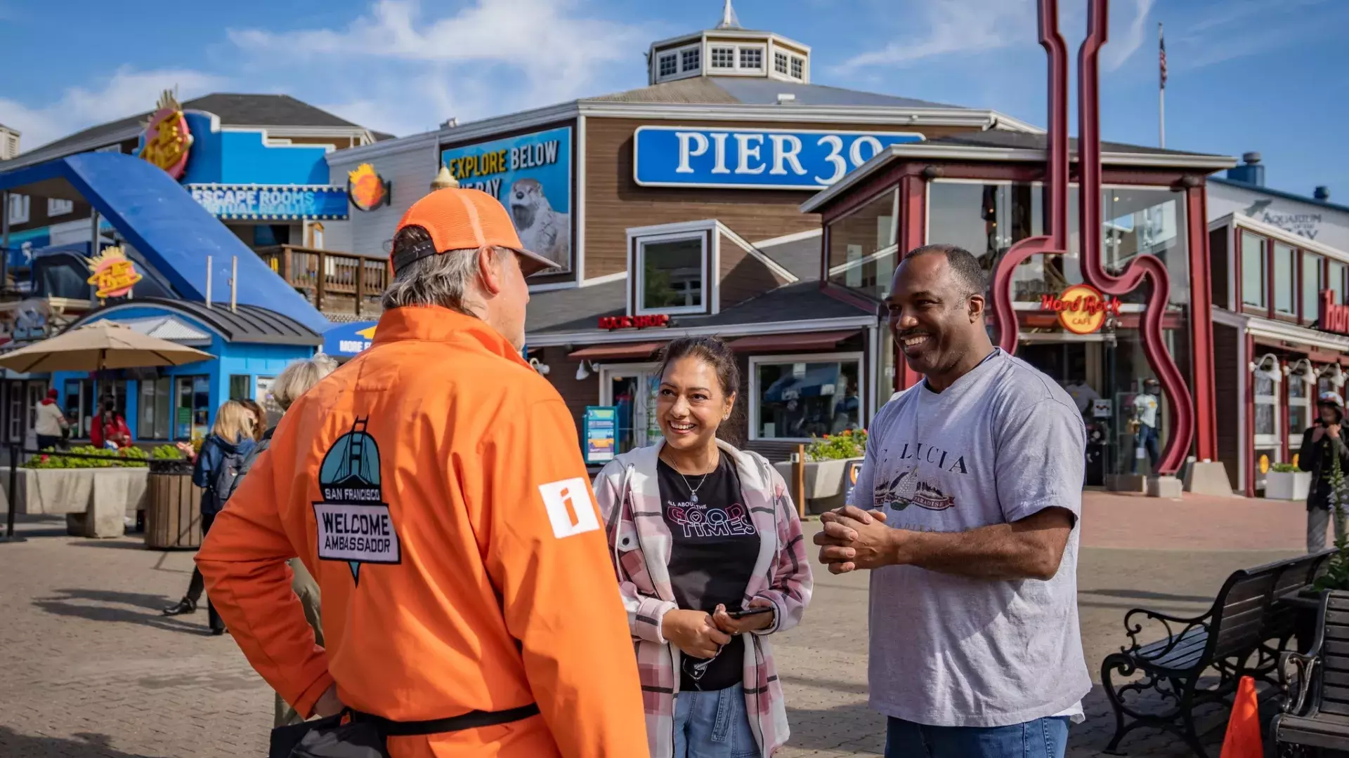 Welcome Ambassadors Pier 39