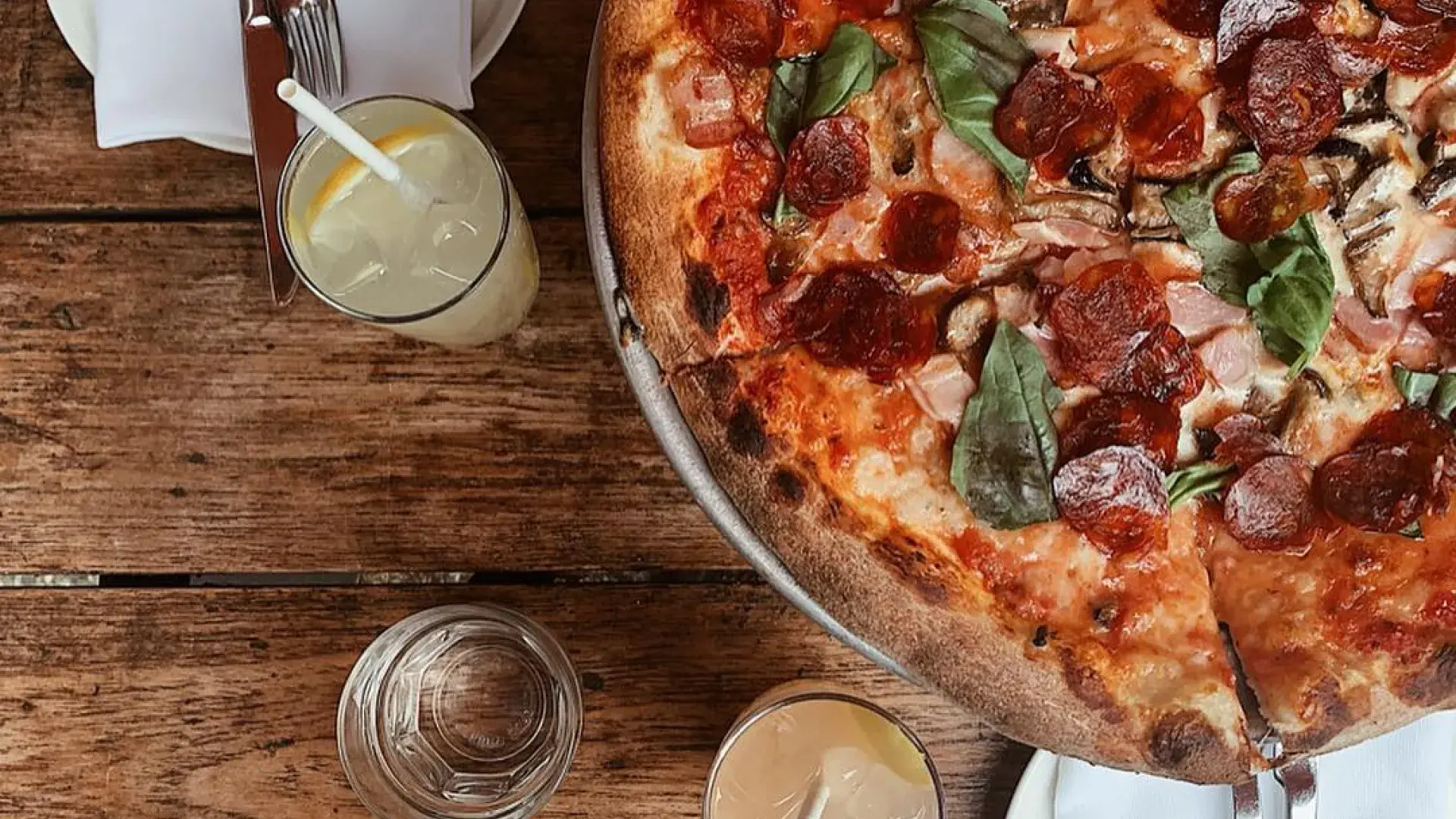 Pizza from Delarosa in SoMa