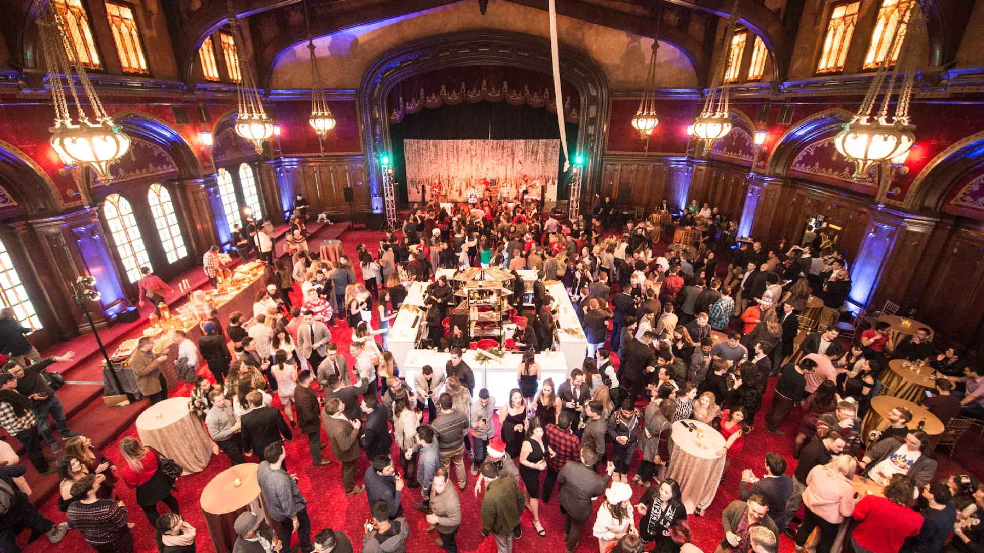 Guests party at The Regency Center's Lodge.