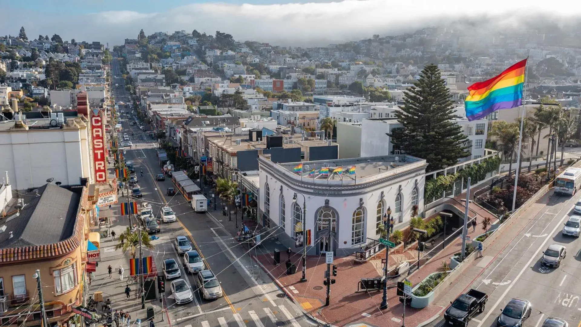 A bird's-eye view of the Castro