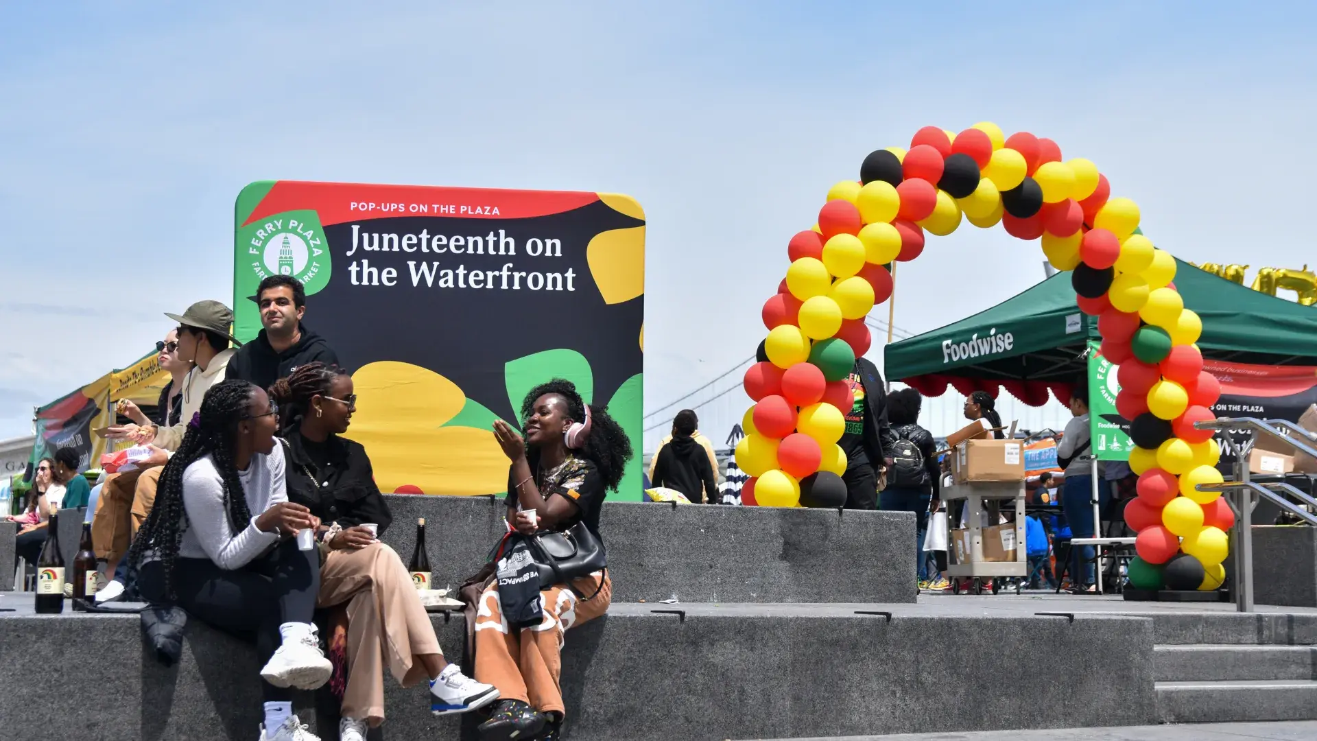 Juneteenth celebration at the Ferry Building