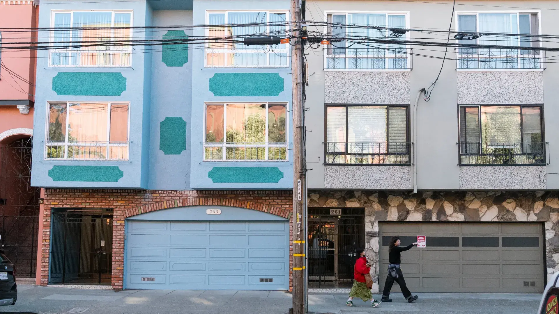 A street in San Francisco's Richmond District