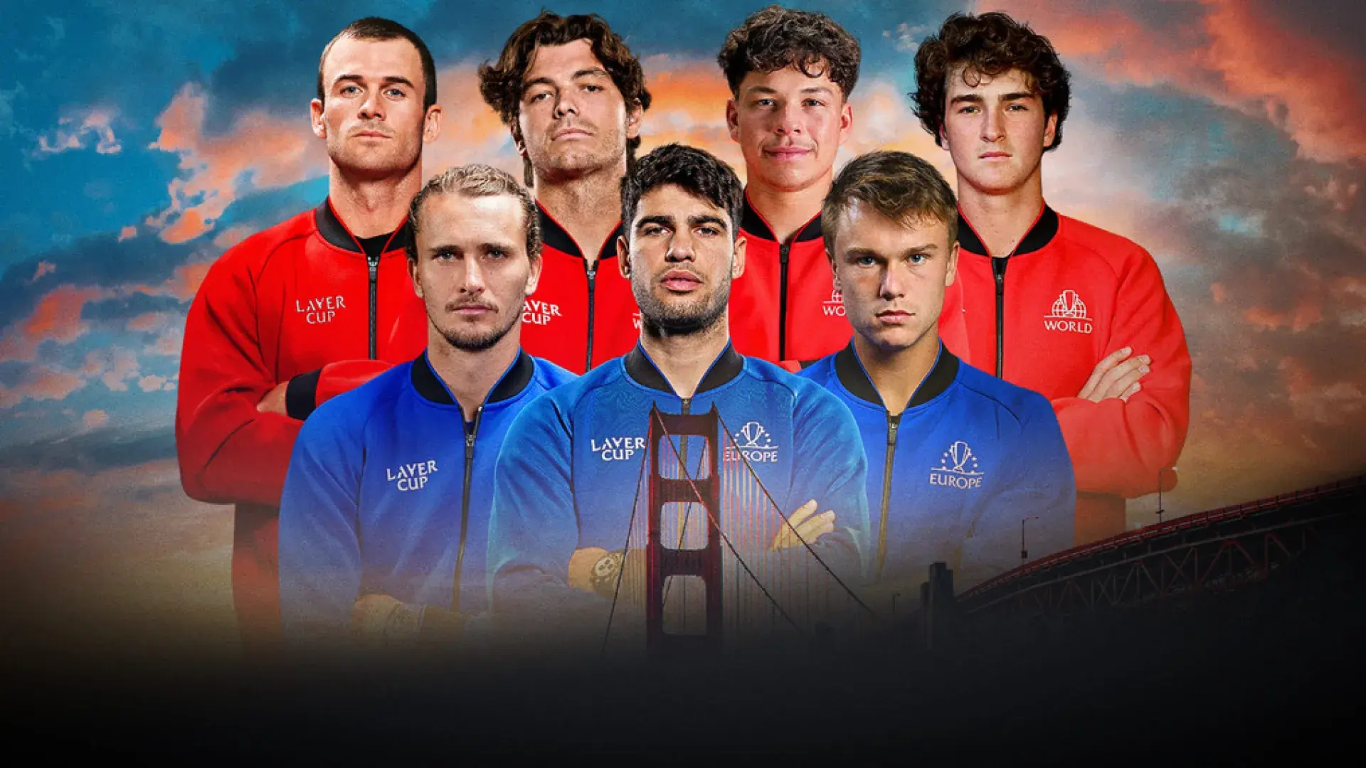 The men's tennis stars confirmed for the 2025 Laver Cup in San Francisco