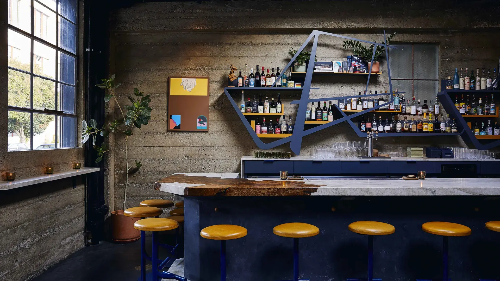 The interior of San Francisco's True Laurel