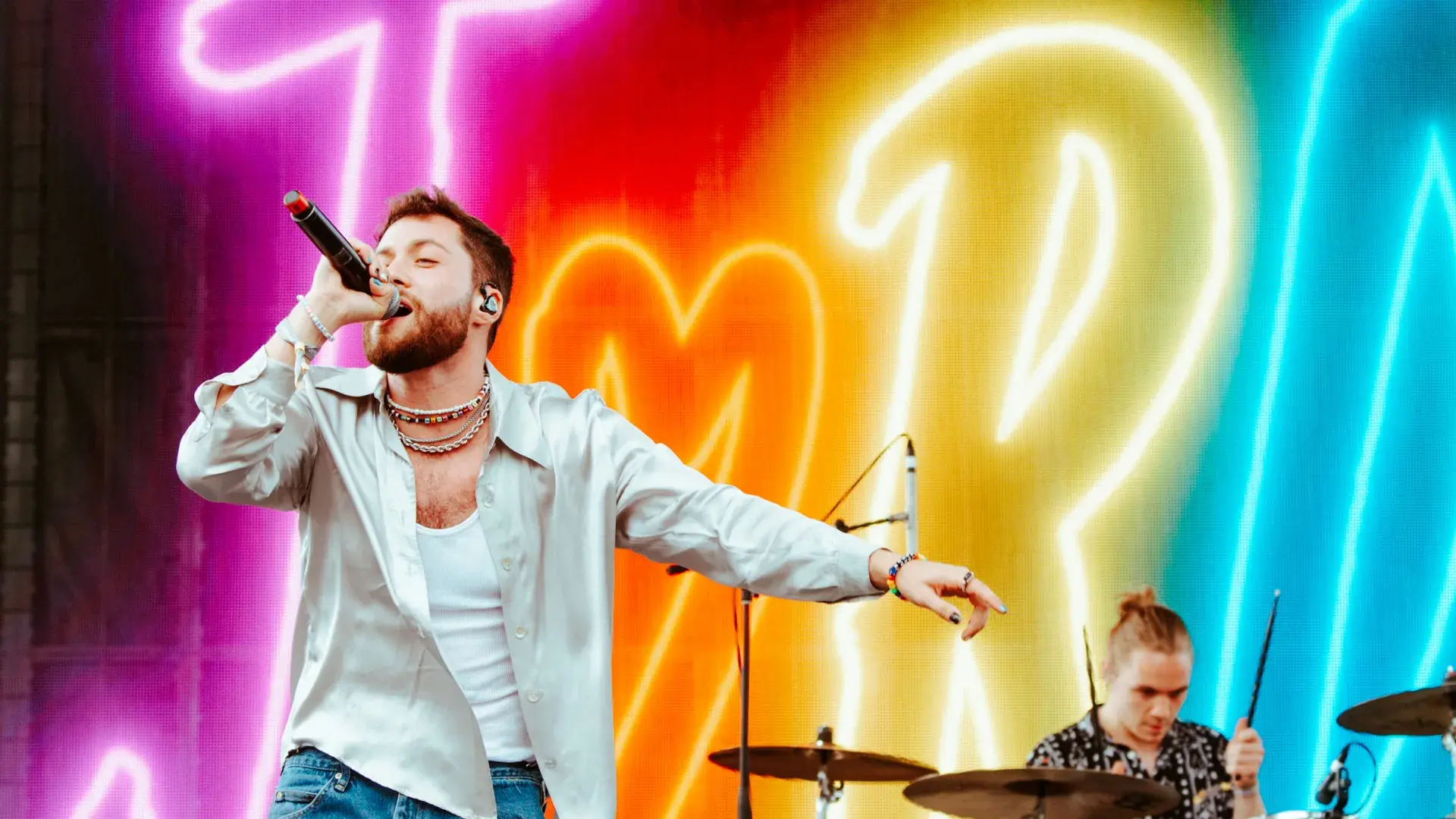 Artista no BottleRock Festival em Napa
