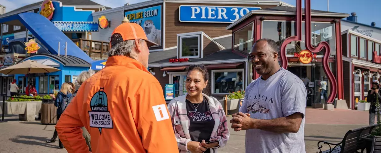 Welcome Ambassadors Pier 39