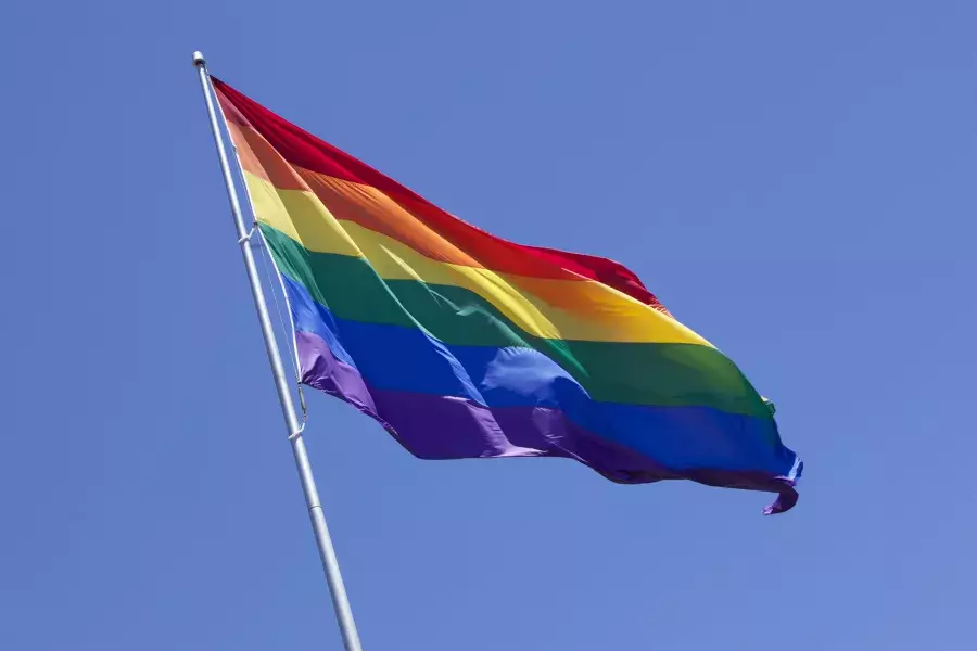 Bandeira do arco-íris gay de Castro