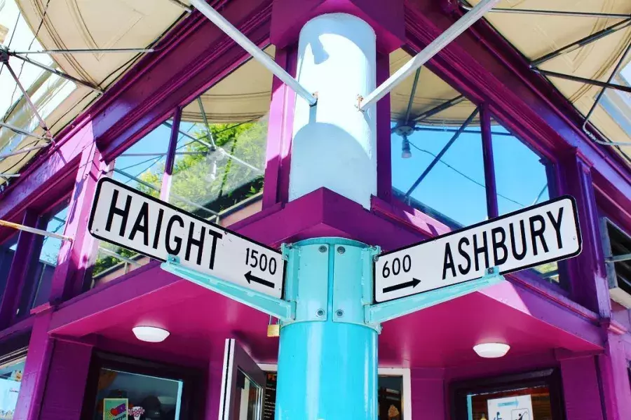 Haight-Ashbury sign