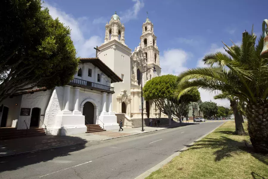 Mission Dolores during the day