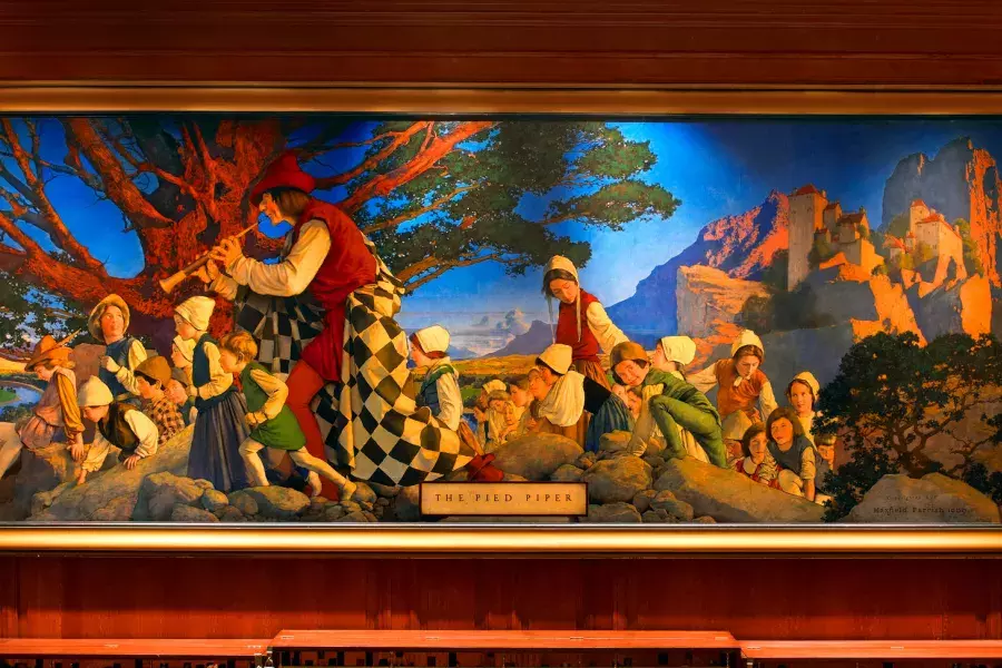 Mural de Pied Piper no Palace Hotel