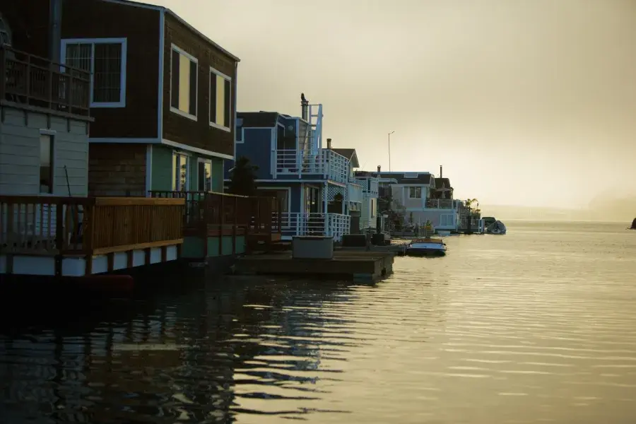 Houseboats in Sausalito.