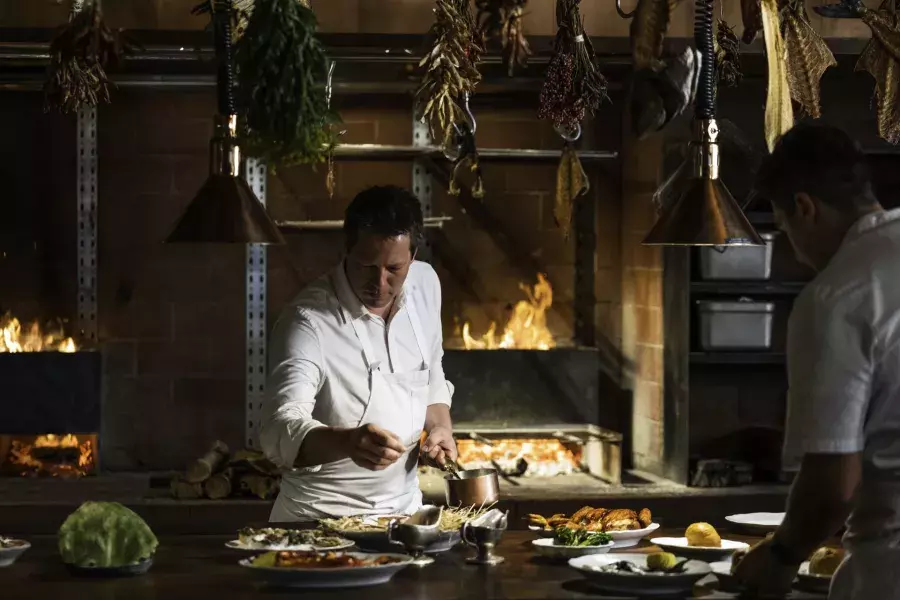 Chef no Angler, um restaurante com estrela Michelin