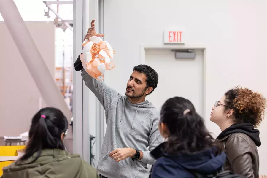 Students at the California College of The Arts 