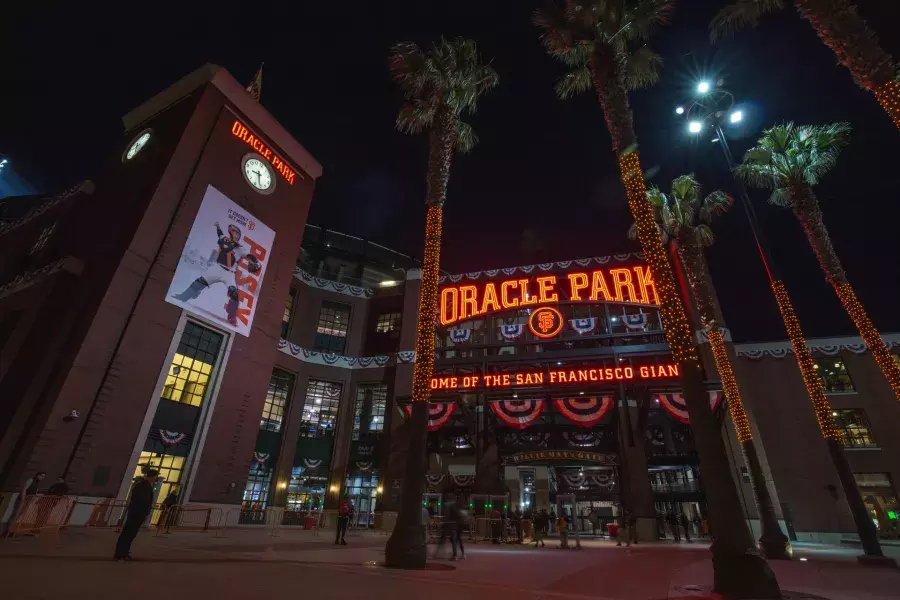 Oracle Park Willie Mays Plaza Entrance