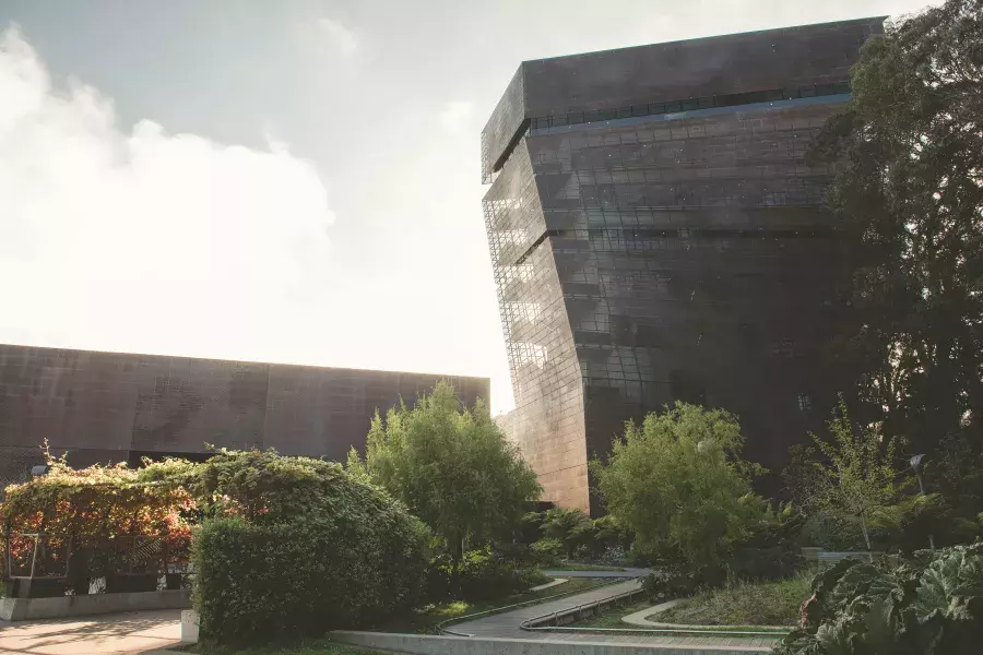 Exterior of de Young Museum