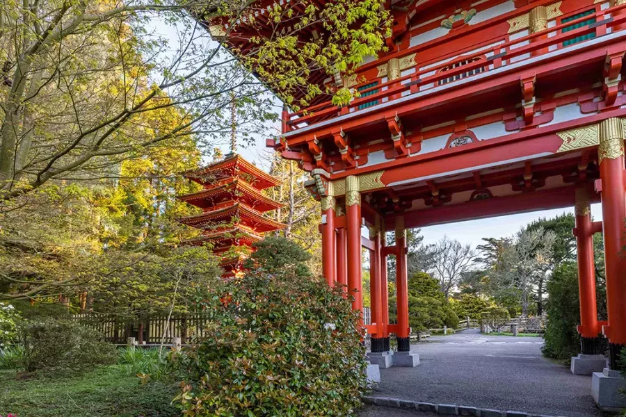 Japanese Tea Garden Temple