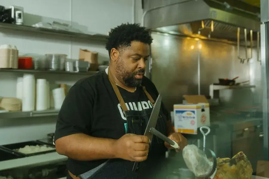 Chef and owner of Gumbo Social, Dontaye Ball