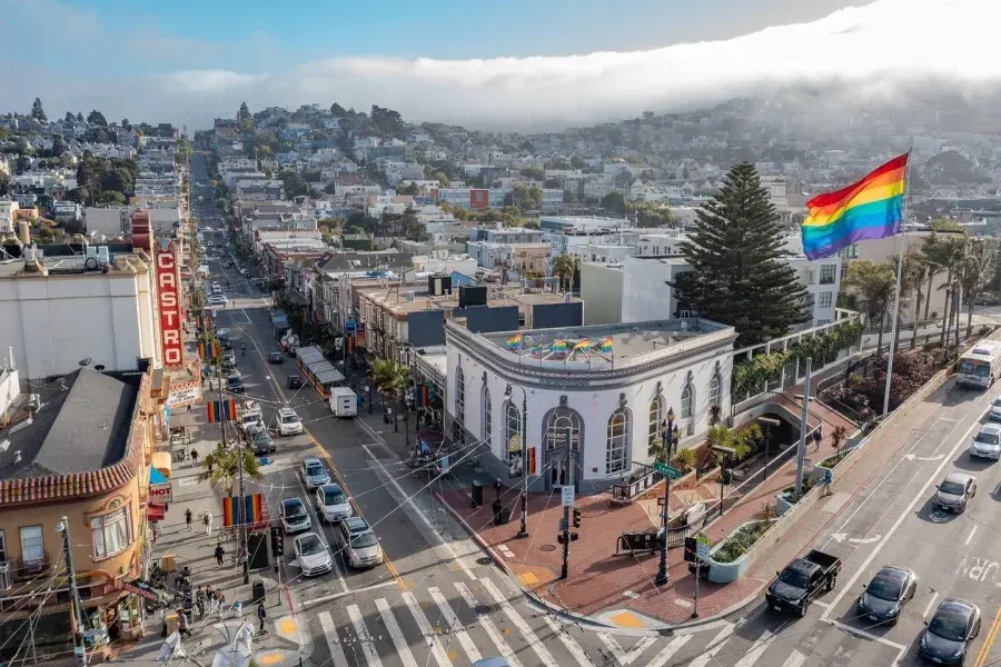 A bird's-eye view of the Castro