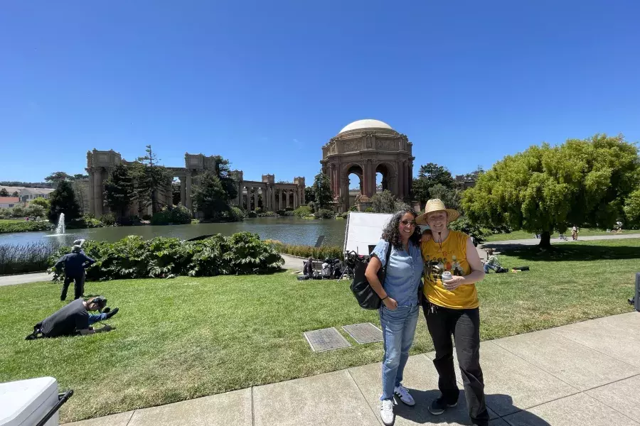 Behind the scence of Palace of fine arts