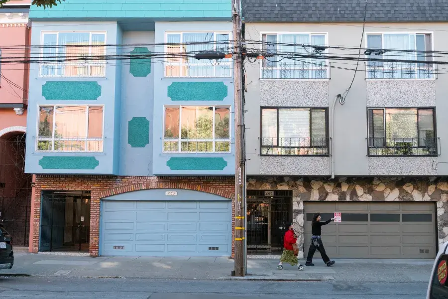 A street in San Francisco's Richmond District