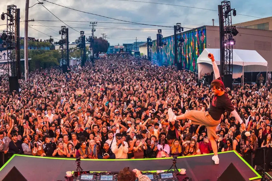 The Midway Nightclub During a Party 