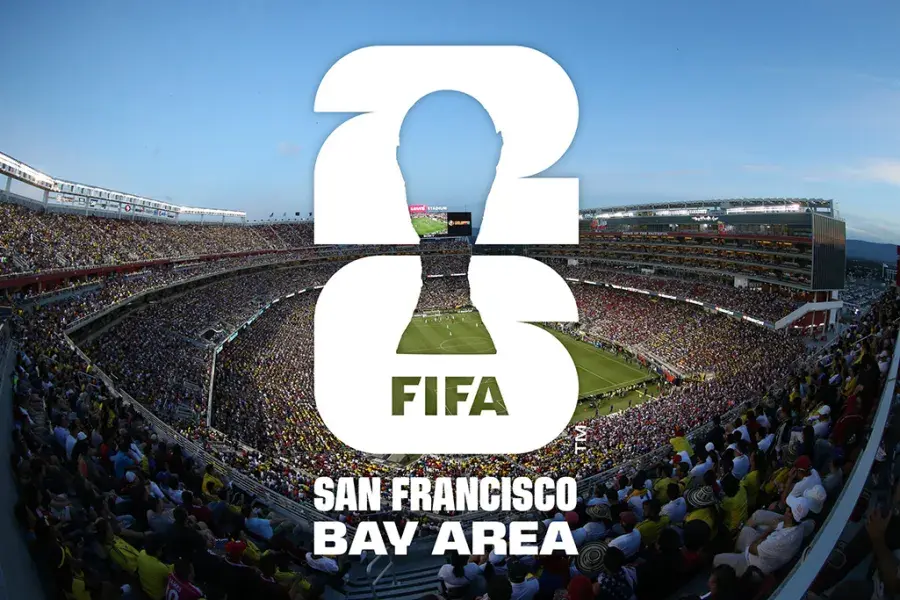 Levi's stadium with FIFA branding