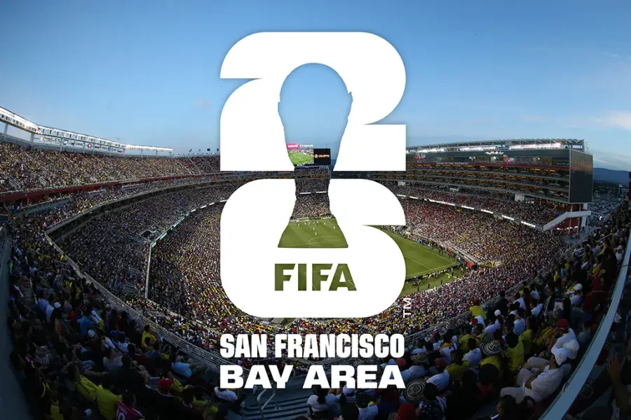 Levi's stadium with FIFA branding