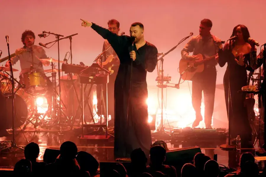 Musician Sam Smith performs