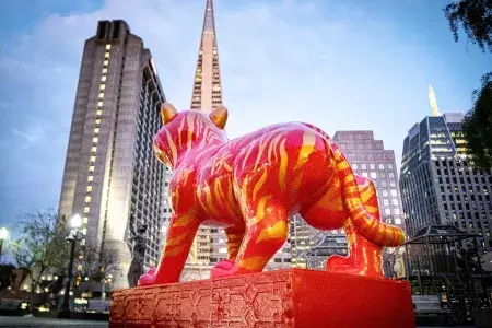 Year of the Tiger statue