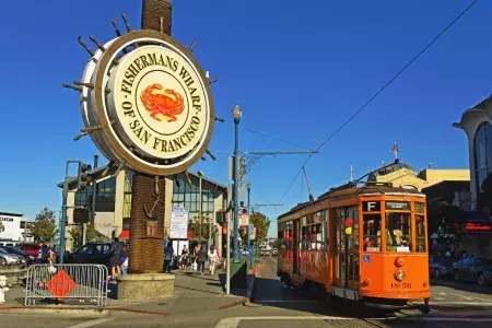 F-Linie in Fisherman's Wharf