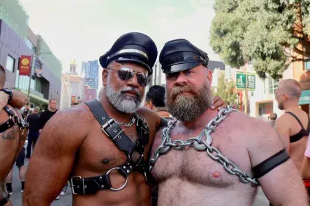 전형적인 Folsom Street Fair 참석자
