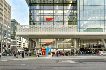 Exterior of San Francisco's Moscone Center.