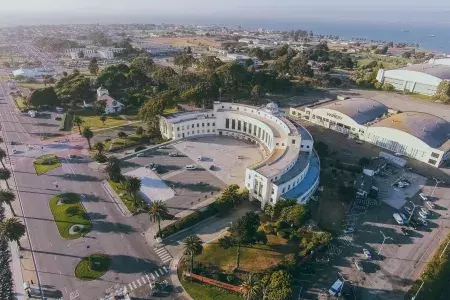 Aerial of Treasure Island